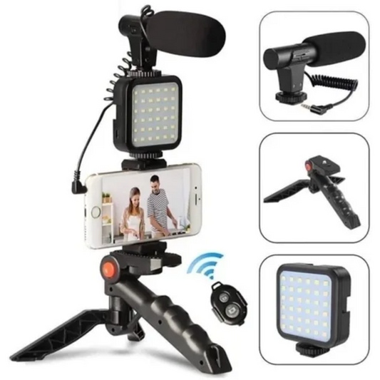 Estabilizador Soporte Celular Luz Led Mi