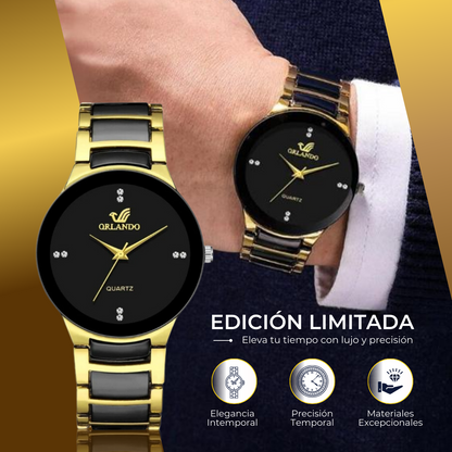 Reloj de lujo Orlando™ color negro