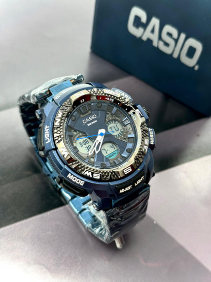 RELOJ CASIO DOBLE HORA