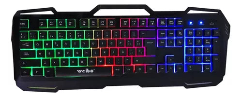 Teclado Gamer RGB - Iluminación Personalizable y Diseño Ergonómico