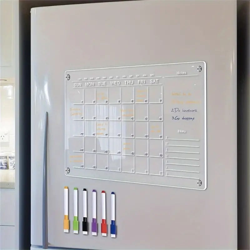 TABLERO MAGNETICO CALENDARIO 40 X 30 CMS