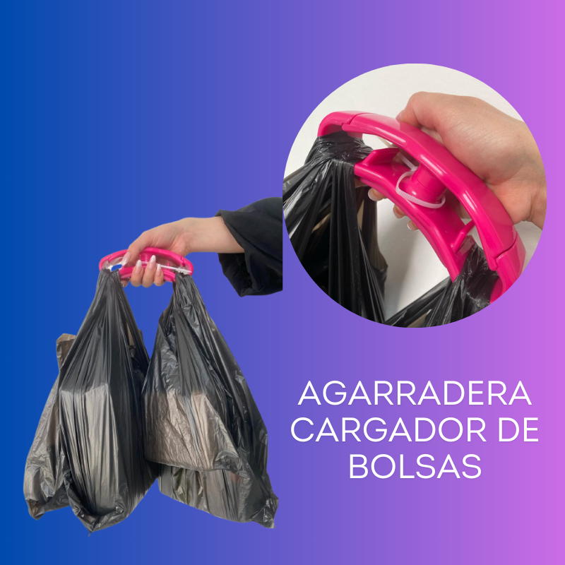 Agarradera para bolsas