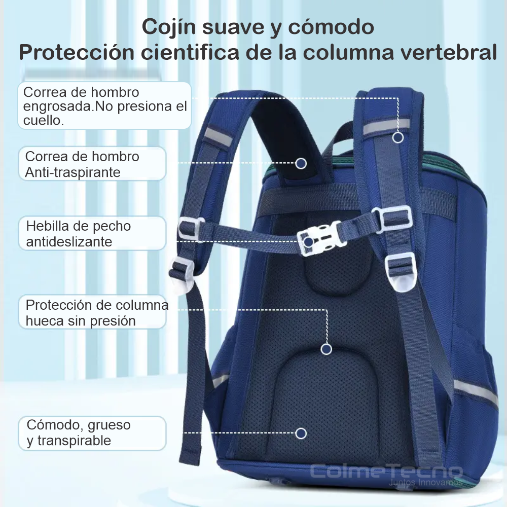 Morral Escolar 3D Impermeable para Niños