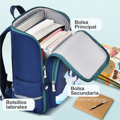 Morral Escolar 3D Impermeable para Niños