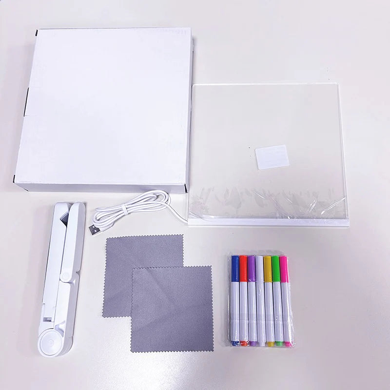 Magic Glow Board™ – Aprende Jugando con Luz