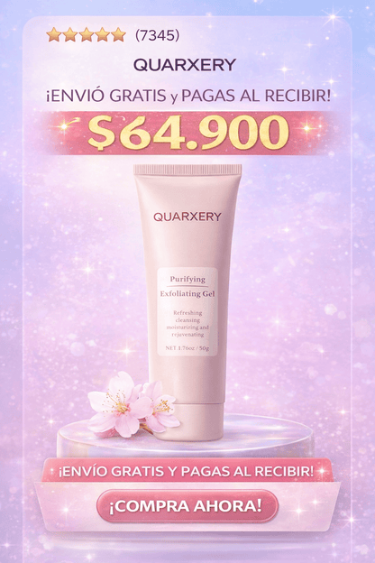 Quarxery Gel Exfoliante - Exfoliación profunda sin irritar tu piel