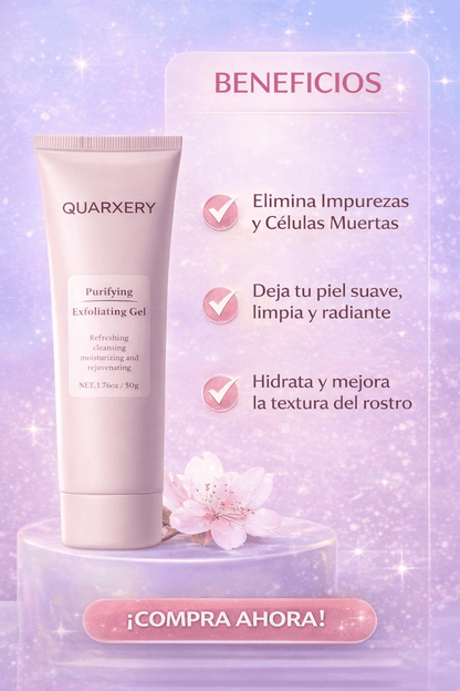 Quarxery Gel Exfoliante - Exfoliación profunda sin irritar tu piel