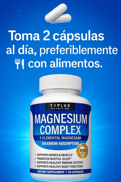 ¡DESPIERTA TU POTENCIAL! Olvídate del Insomnio y la Fatiga Crónica Con Magnesium Complex 8-en-1 – La Fusión Definitiva para una Absorción 10X.