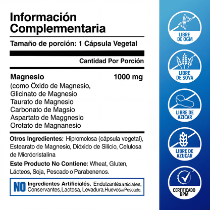 ¡DESPIERTA TU POTENCIAL! Olvídate del Insomnio y la Fatiga Crónica Con Magnesium Complex 8-en-1 – La Fusión Definitiva para una Absorción 10X.