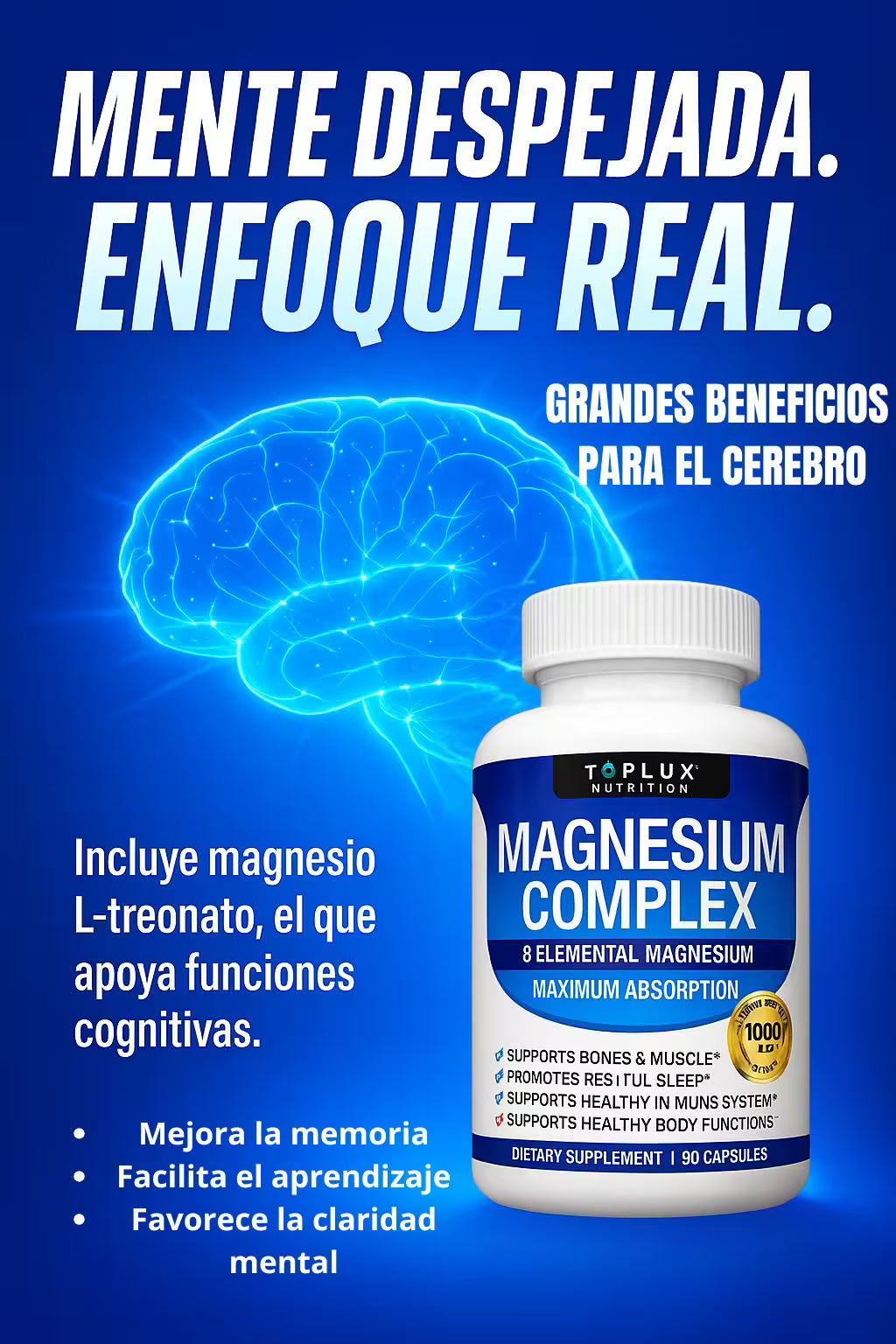 ¡DESPIERTA TU POTENCIAL! Olvídate del Insomnio y la Fatiga Crónica Con Magnesium Complex 8-en-1 – La Fusión Definitiva para una Absorción 10X.